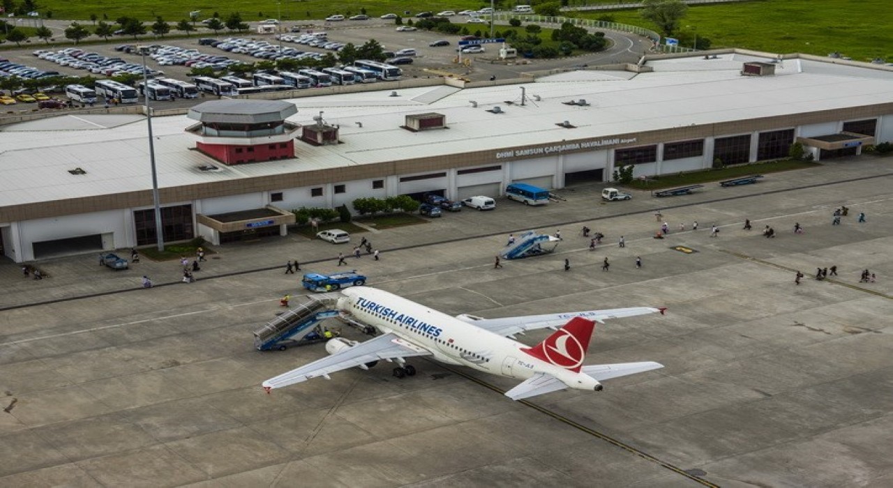 Samsun Havalimanı 9 ayda 1,2 milyona yakın yolcu ağırladı