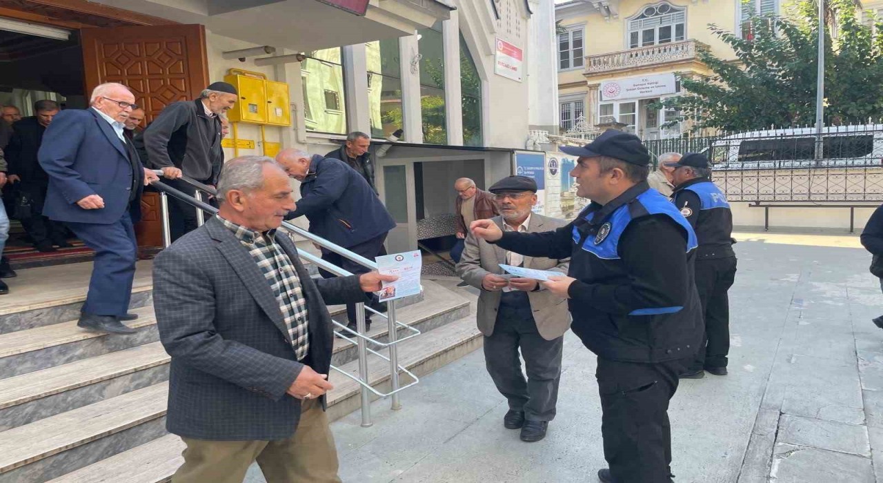 Samsun polisinden camilerde dolandırıcılık uyarısı