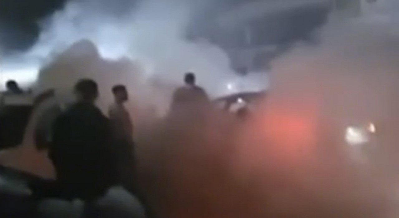 Samsunda drift atarak lastik yakan sürücüye 11 bin 122 TL ceza