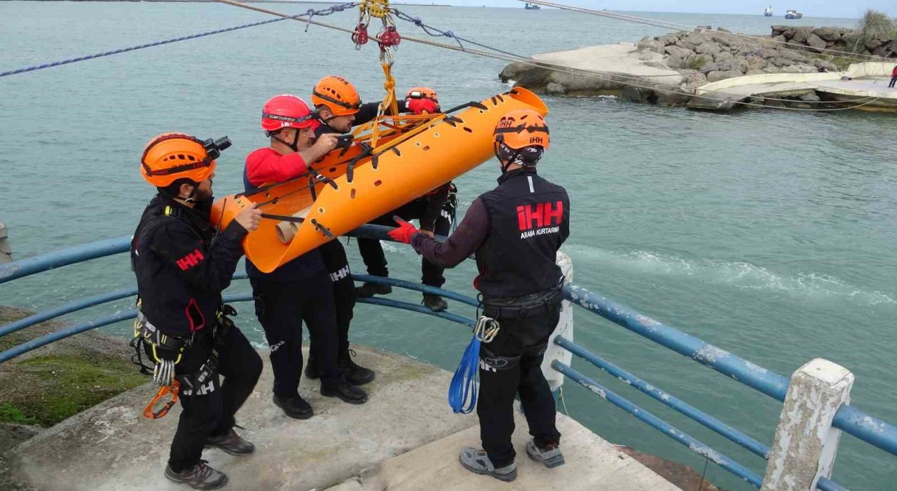 Samsunda ekipler afet hazırlığını test etti