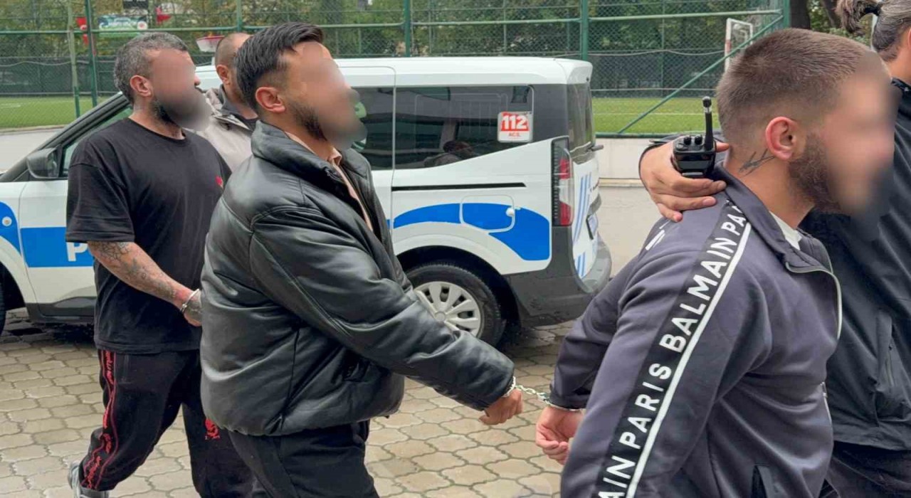 Samsunda otomobil kurşunlayan 3 kişi yakalandı