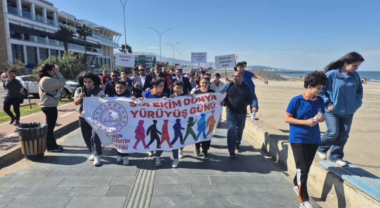 Samsunda sağlıklı yaşam yürüyüşü