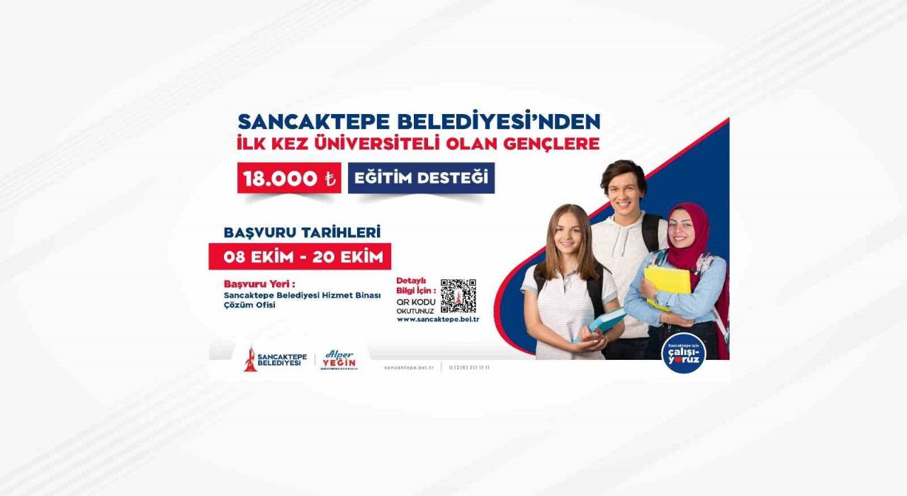 Sancaktepe Belediyesinden üniversite öğrencilerine eğitim desteği