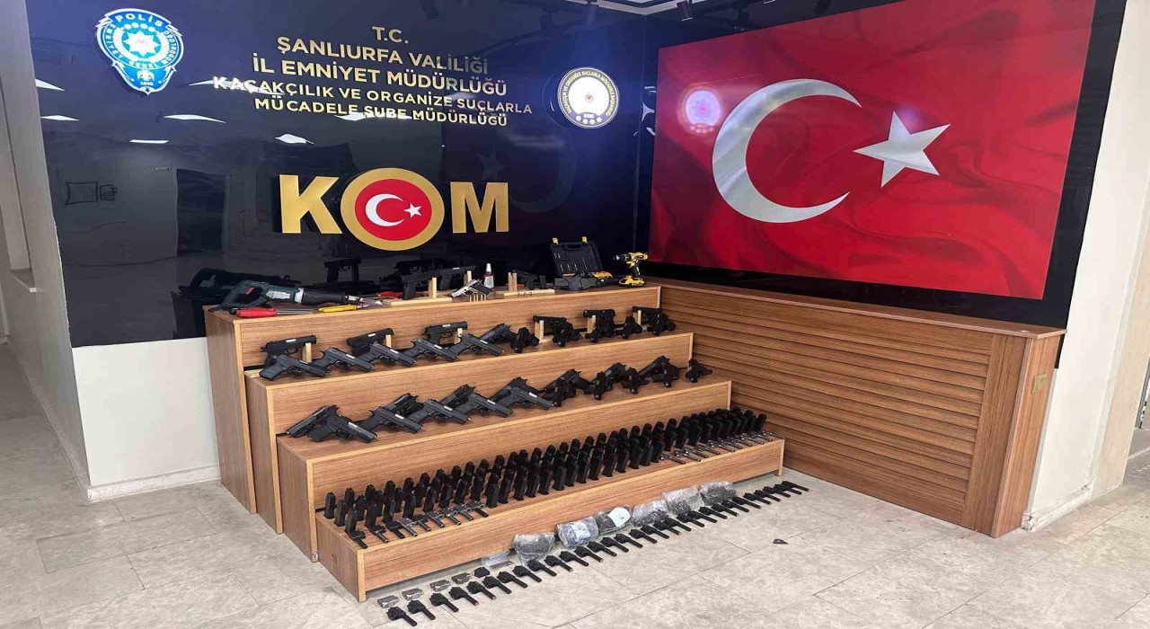 Şanlıurfa'da 37 ruhsatsız silah ele geçirildi: 3 gözaltı