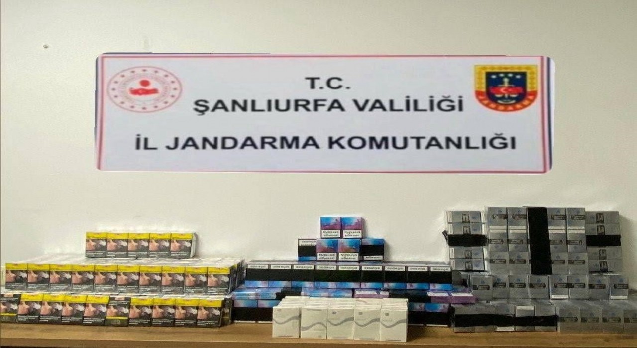 Şanlıurfada kaçakçılık operasyonu