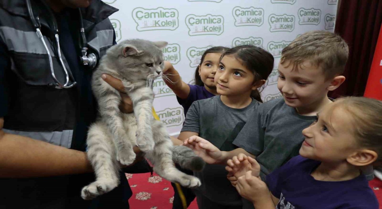 Şanlıurfada minik kalplere hayvan sevgisi aşılandı