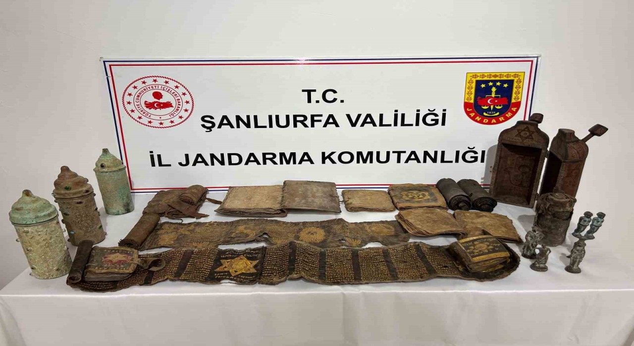 Şanlıurfada tarihi eser operasyonu: 2 gözaltı