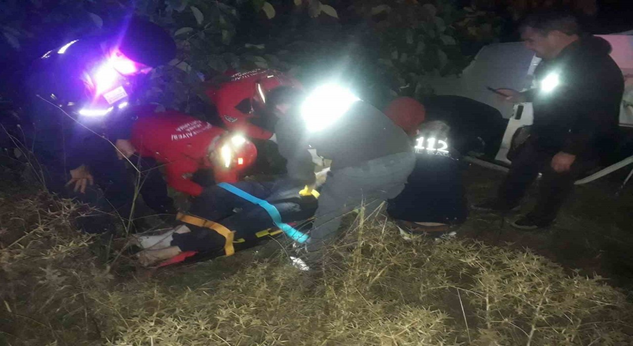 Savaştepede sürücü direksiyon hakimiyetini kaybetti; 1 yaralı