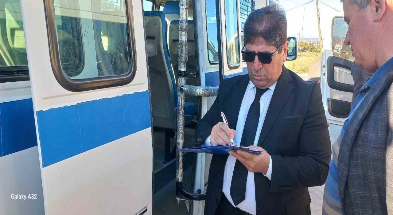 Selendide okul servisleri sıkı denetimden geçti