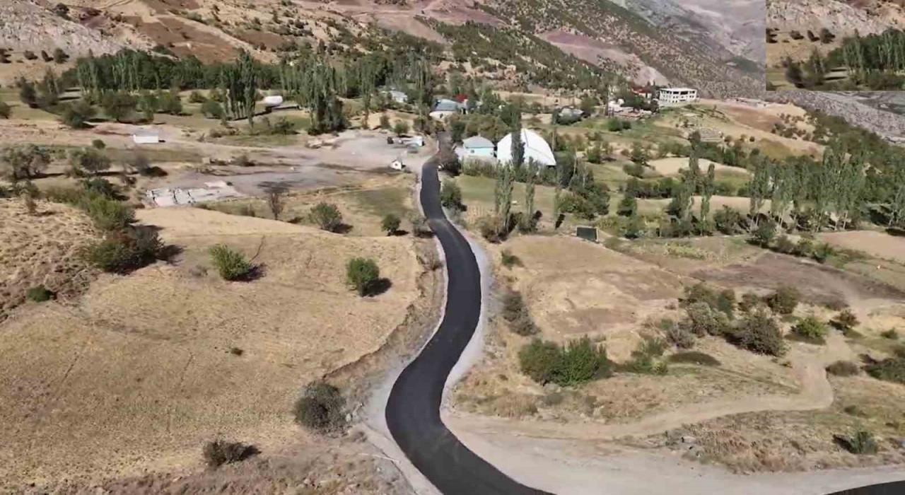 Şemdinlide grup köy yolu asfaltlandı