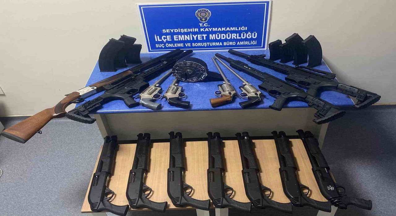 Seydişehirde usülsüz üretim tüfek sevkiyatına darbe