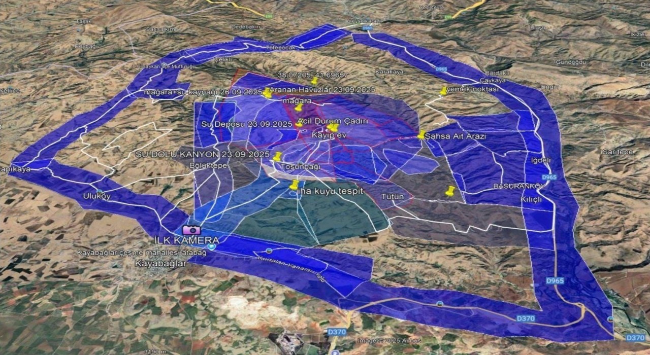 Siirtte kayıp şahıs  havadan ve karadan destekle aranıyor