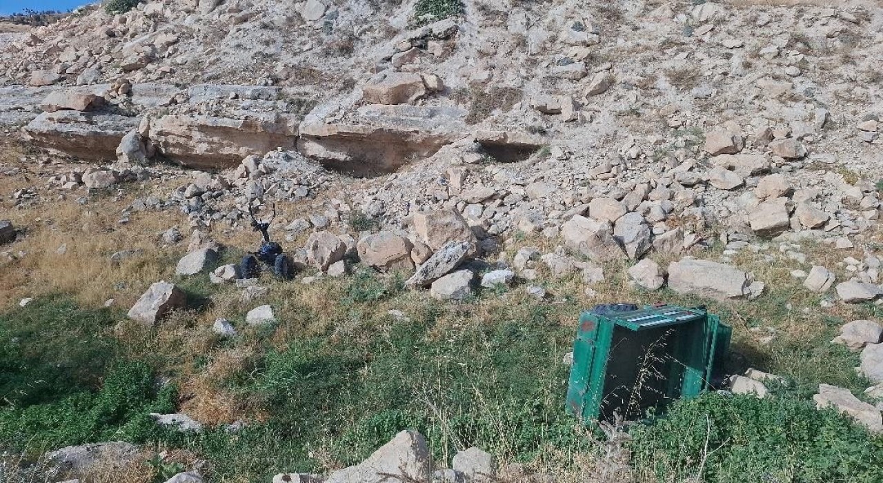 Siirtte patpat şarampole devrildi: 1 yaralı