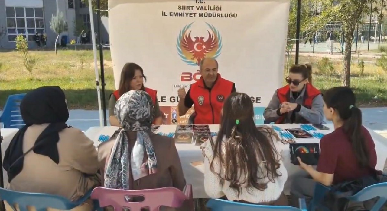 Siirtte polis, üniversite öğrencilerini bilgilendirdi