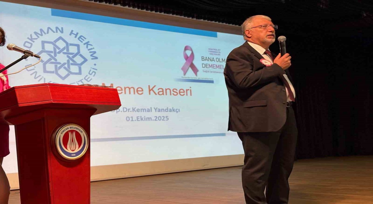 Sincanda meme kanseriyle ilgili bilgilendirme toplantısı düzenlendi