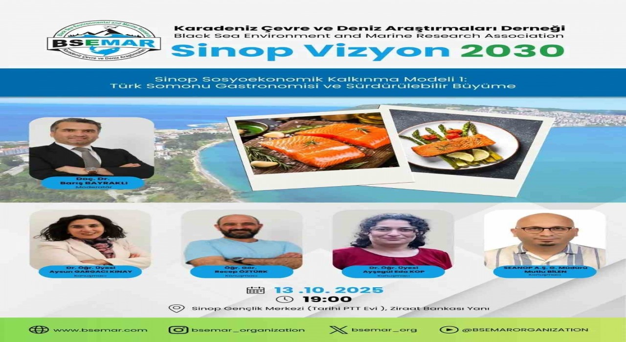 Sinop vizyon 2030 bilim söyleşileri başlıyor
