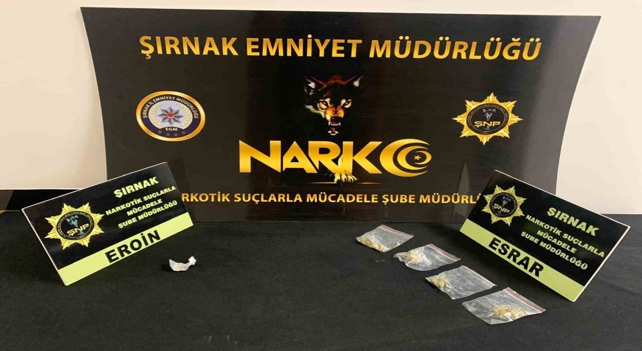 Şırnakta asayiş, kaçakçılık ve narkotik operasyonu: 4 tutuklama
