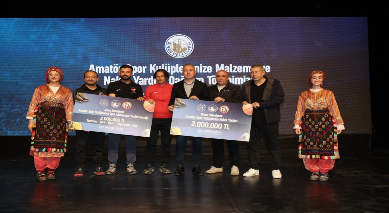 Sivas Belediyesiden amatör spora 4 milyon TLlik destek