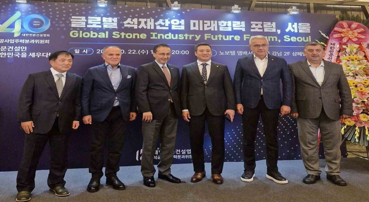 Sivas kıymetli taşları Seulde düzenlenen Küresel Taş Endüstrisi Forumunda görücüye çıktı