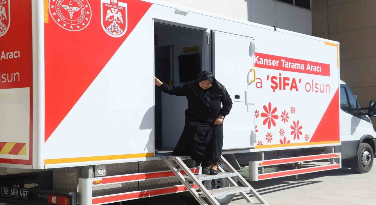 Sivasta mobil kanser tarama aracı sayesinde erken tanı oranı artıyor