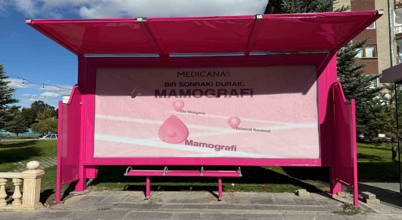 Sivasta pembe duraklarla meme kanserine farkındalık oluşturuluyor