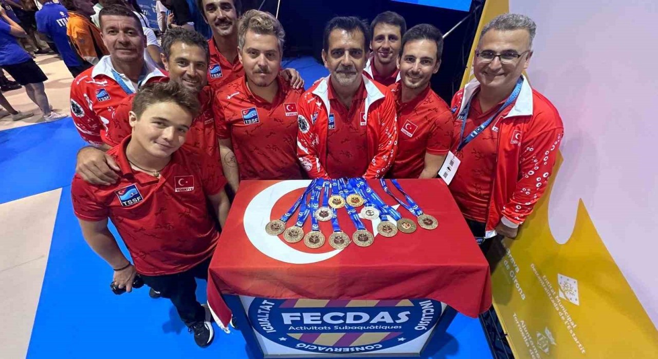 Sualtı Görüntüleme Milli Takımı, bu yıl da dünya şampiyonu oldu