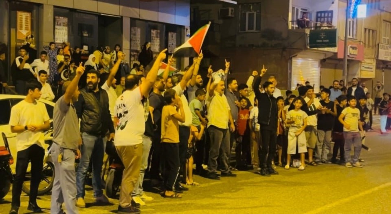 Suriye sınırında Sumud Filosuna destek konvoyu