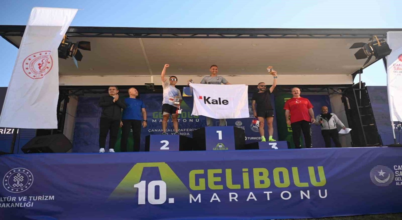 Tarihi Alanda düzenlenen Uluslararası Gelibolu Maratonu sona erdi