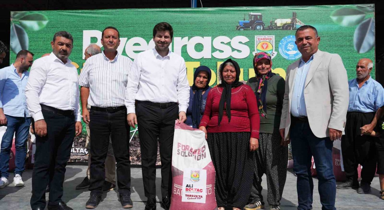 Tarsusta üreticiye yüzde 50 hibe destekli tohum desteği