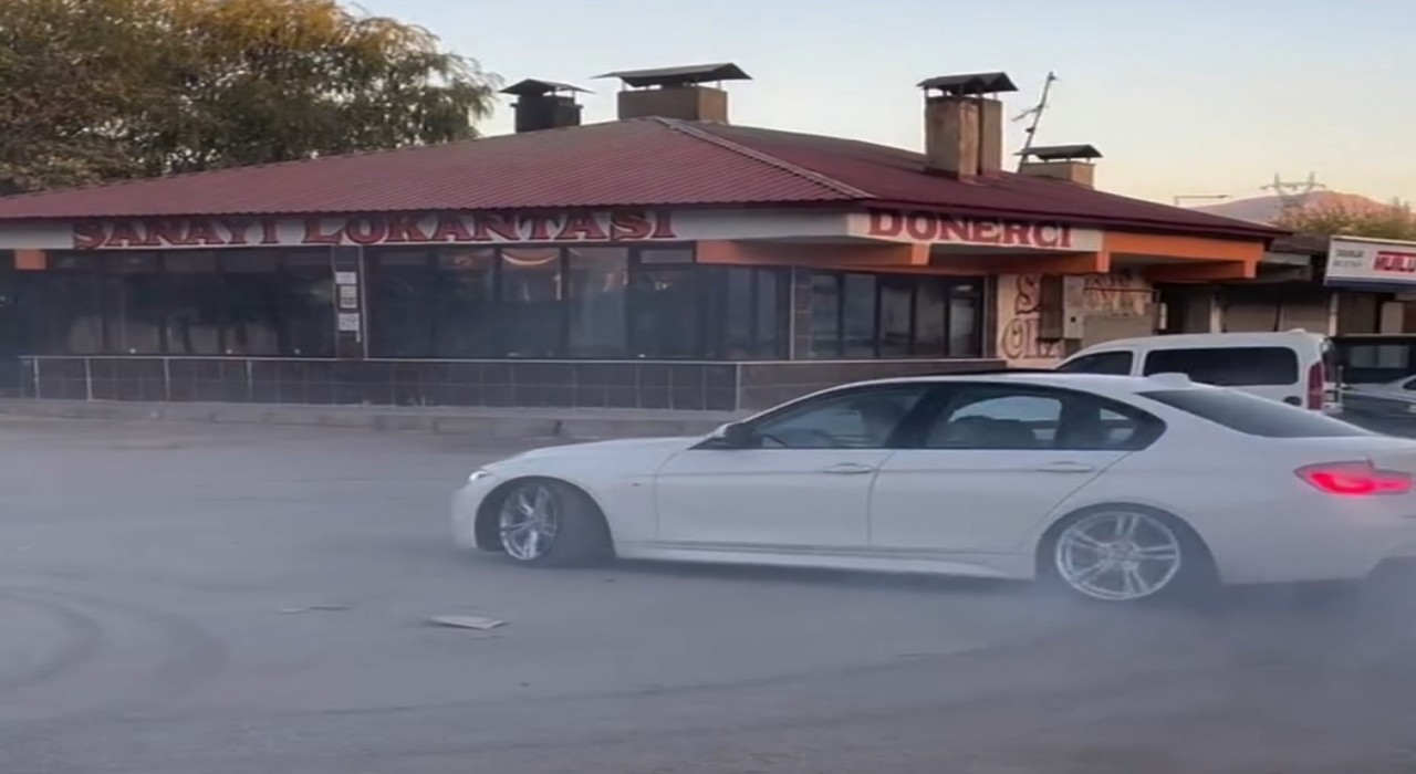 Tatvanda drift yapan sürücüye 46 bin TL ceza