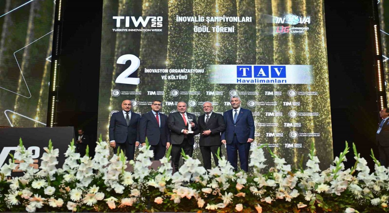 TAV Havalimanları, İnovaLİGde ödüle layık görüldü