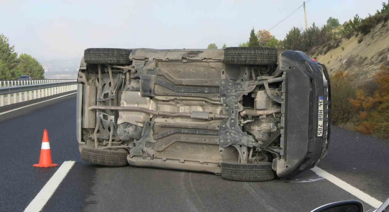 Tavşanlıda trafik kazası: 1 yaralı