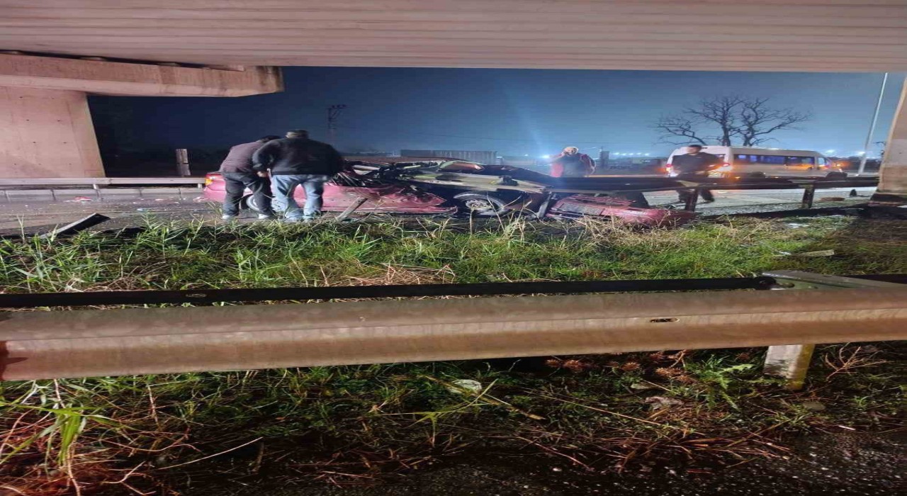 Tekirdağda korkunç kazada iki genç hayatını kaybetti