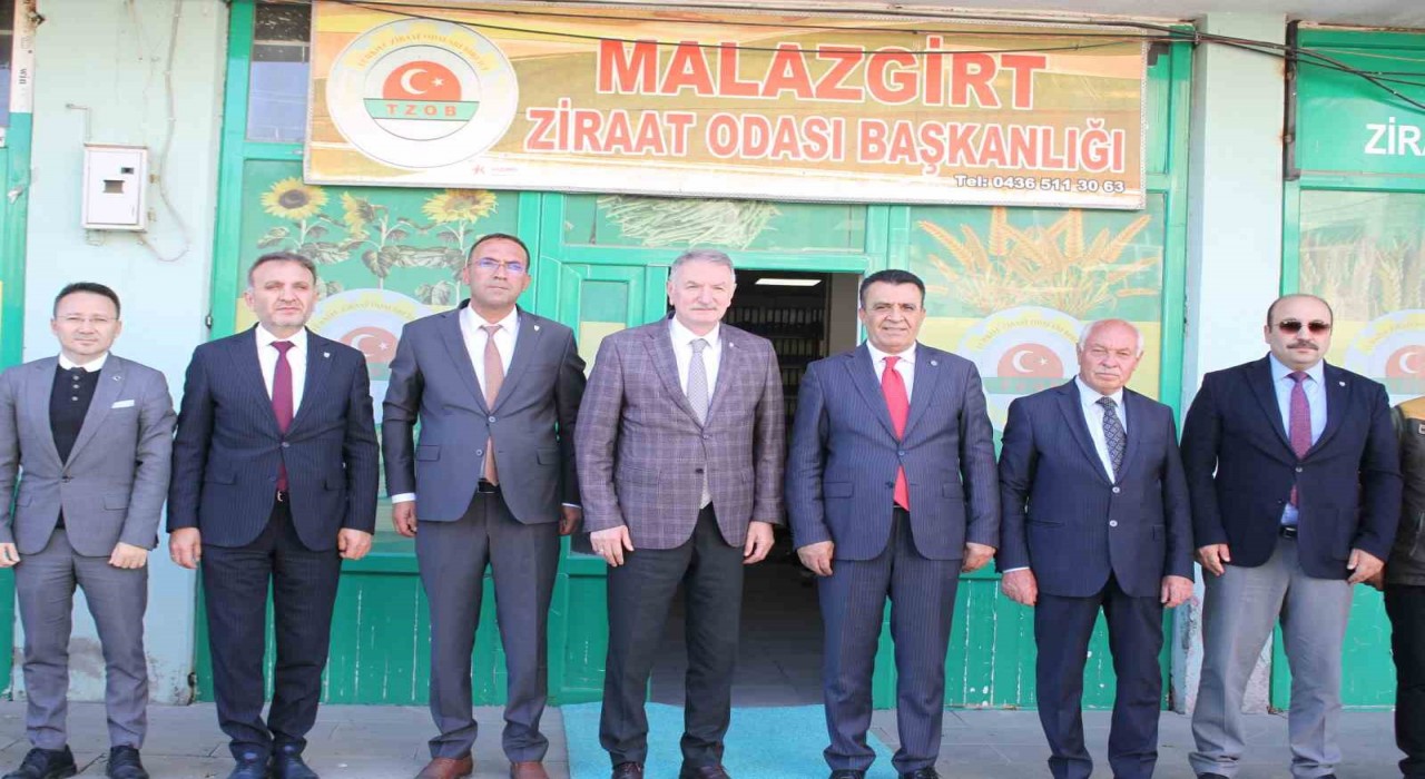 TMO Genel Müdürü Güldal, Malazgirtte incelemelerde bulundu