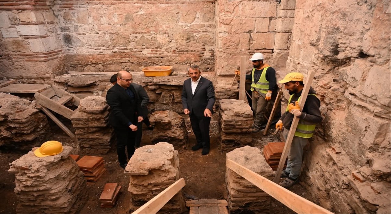 Toprak altından çıkan hazine Gazimihal Hamamı