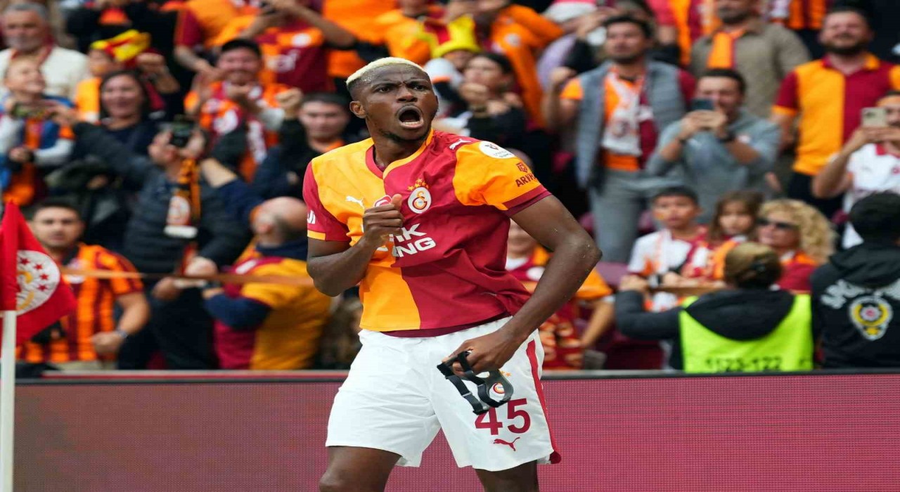 Trendyol Süper Lig: Galatasaray: 1 - Göztepe: 1 (İlk yarı)
