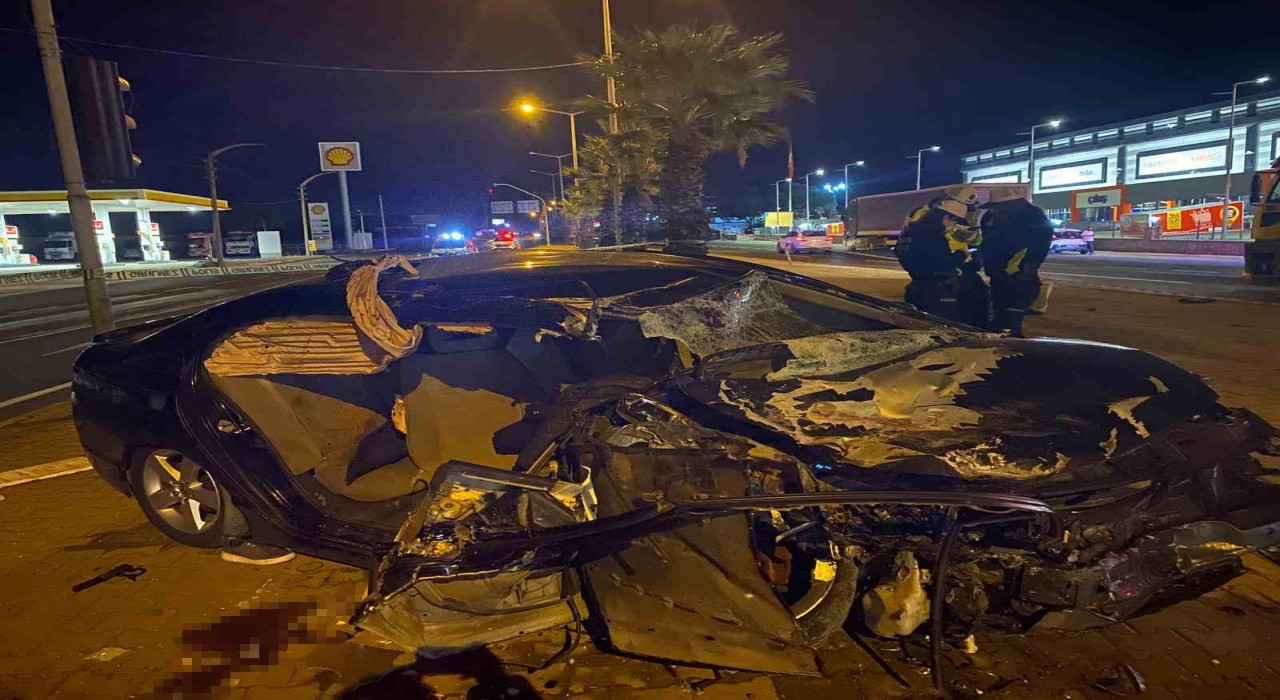 Turgutluda feci kaza: 1 ölü, 3 yaralı