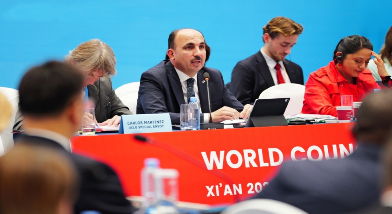 UCLG Başkanı Altaydan Gazze İçin Şehirlerin Sesi Platformuna destek veren başkanlara teşekkür