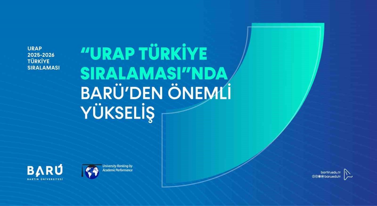 URAP Türkiye Sıralamasında BARÜden önemli yükseliş