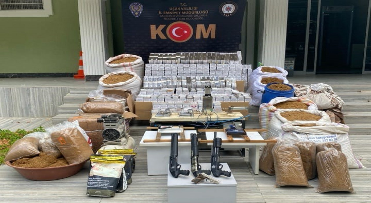 Uşakta kaçakçılık operasyonu: 5 gözaltı