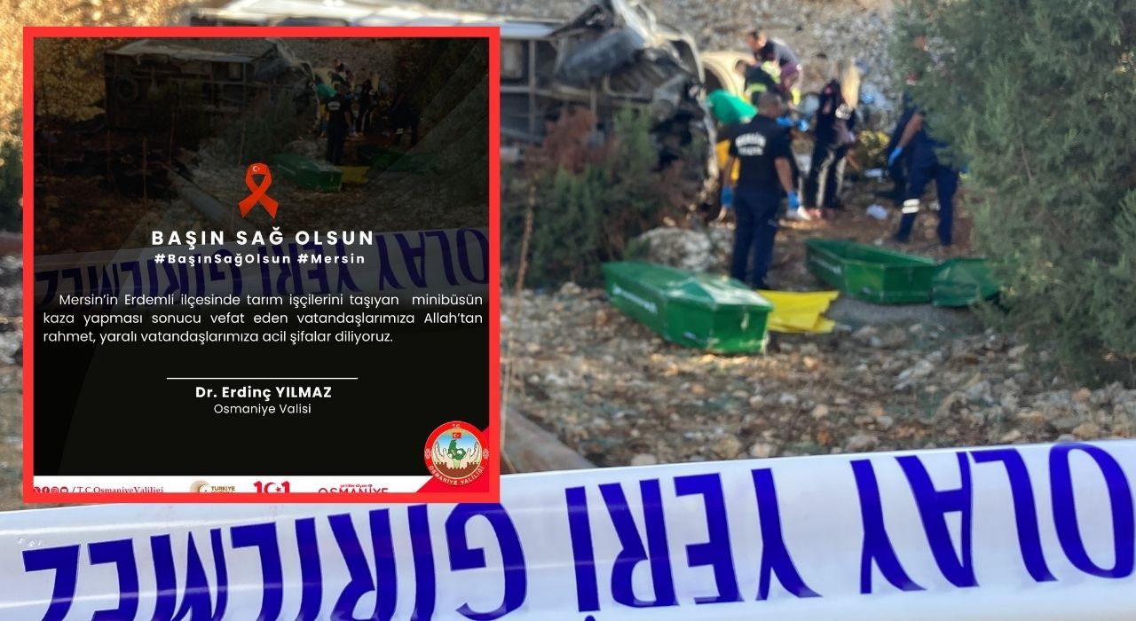 Vali Yılmaz’dan Erdemli’deki Kaza İçin Başsağlığı Mesajı