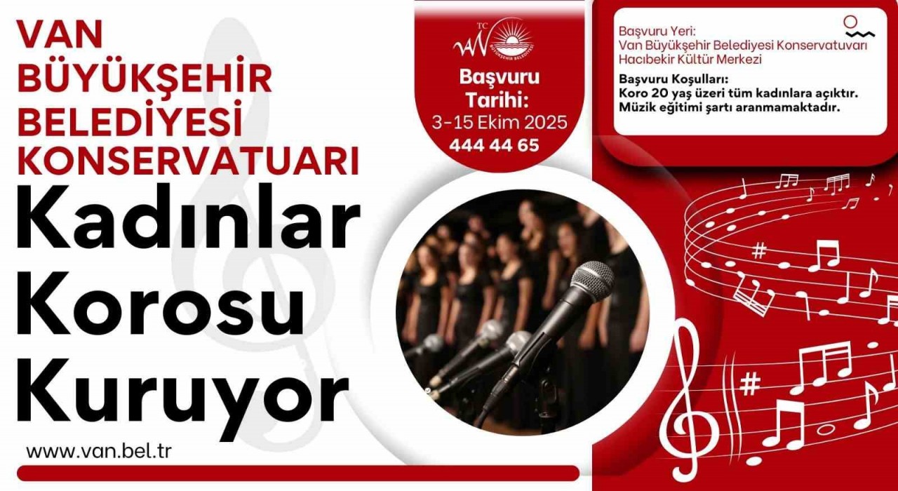 Van Büyükşehir Belediyesi kadınlar korosu kuruyor