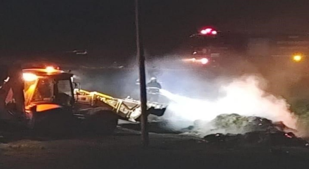 Vanda 800 bağ ot yanarak kül oldu