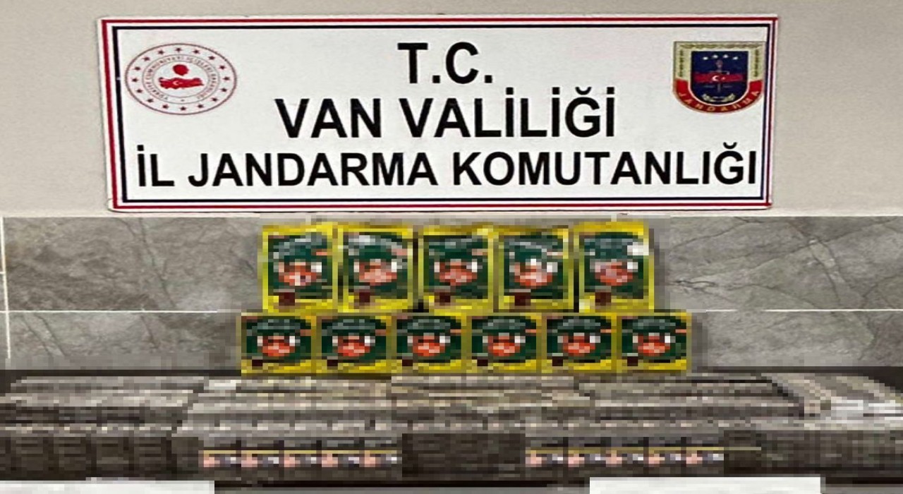 Vanda bin 460 paket kaçak sigara ele geçirildi