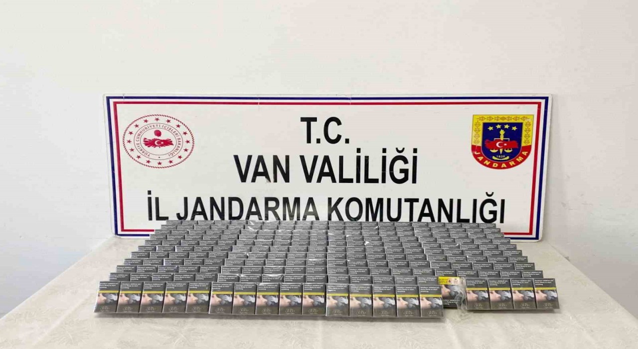 Vanda bin 470 paket kaçak sigara ele geçirildi