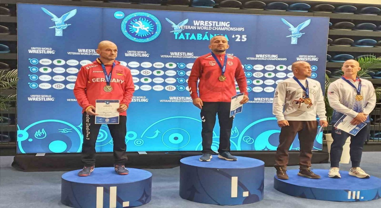 Veteranlar Dünya Şampiyonasında serbest stilde Türkiye 5 madalya kazandı