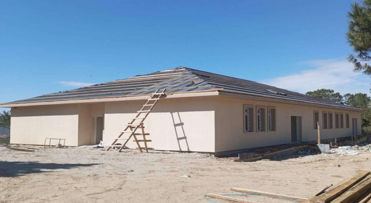 Yarım kalan okul inşaatı yeniden başlıyor