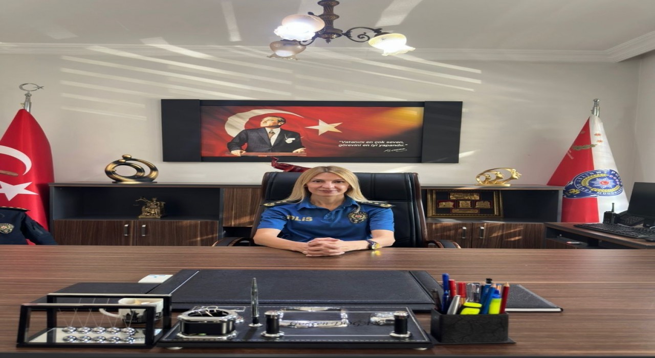 Yatağanın ilk kadın emniyet müdürü görevine başladı