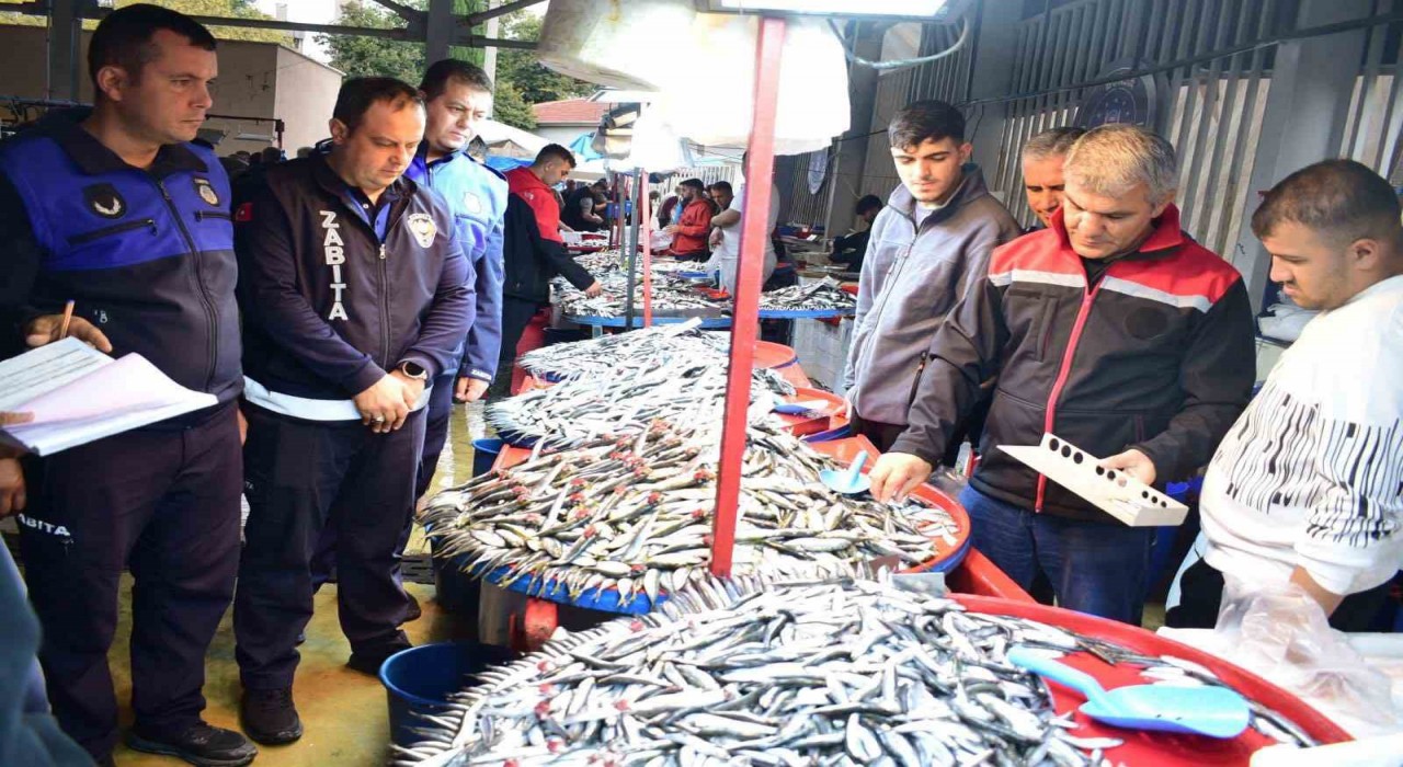 Yenişehirde balık pazarına sıkı denetim