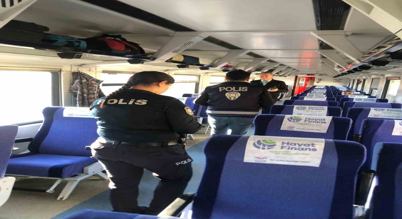 Yerköy Emniyetinden trende denetim